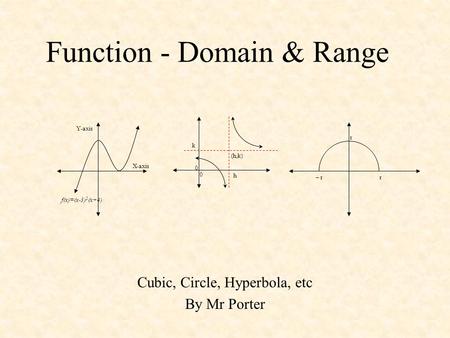 Function - Domain & Range