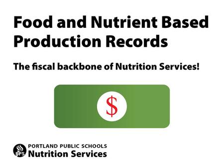 The paper copy is a legal document for meal claiming. Accurate and complete production records are necessary to support the claim for reimbursable meals.