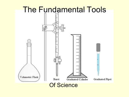 The Fundamental Tools Of Science.