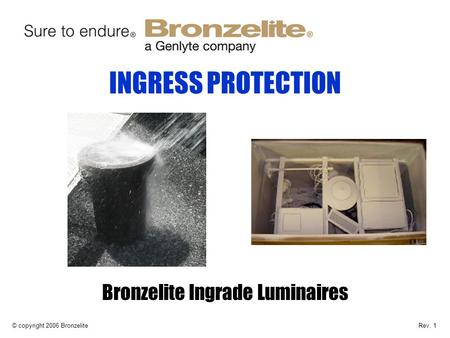 Bronzelite Ingrade Luminaires
