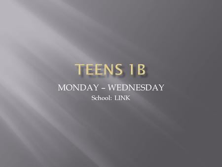 MONDAY – WEDNESDAY School: LINK.  We are teens IB  We are Joaquín, Giuliano and Lautaro.  We are 14,11 and 13 years old.