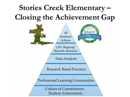 Stories Creek Elementary – Closing the Achievement Gap.