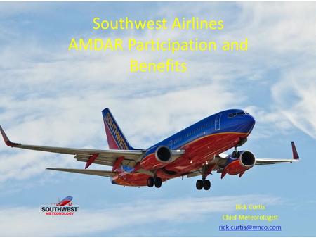 Southwest Airlines AMDAR Participation and Benefits