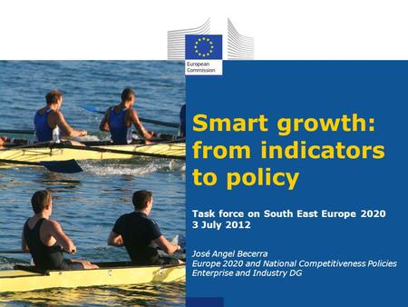 Smart growth: from indicators to policy