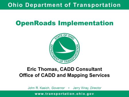 OpenRoads Implementation