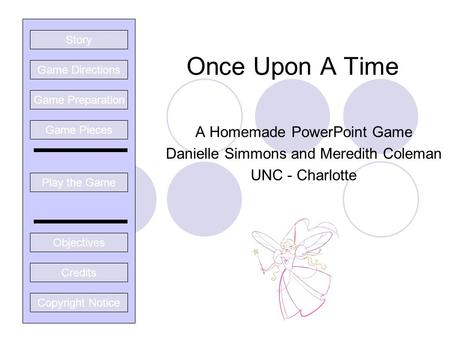 Once Upon A Time A Homemade PowerPoint Game