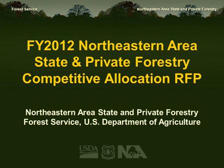 Northeastern Area State and Private Forestry