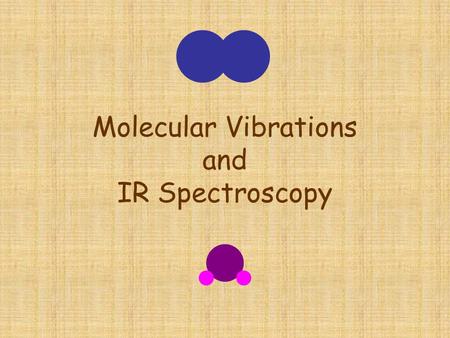 Molecular Vibrations and IR Spectroscopy
