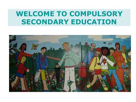 WELCOME TO COMPULSORY SECONDARY EDUCATION. INDEX Educational system outline What’s ESO? (Compulsory Secondary Education) –General statements –Subjects.