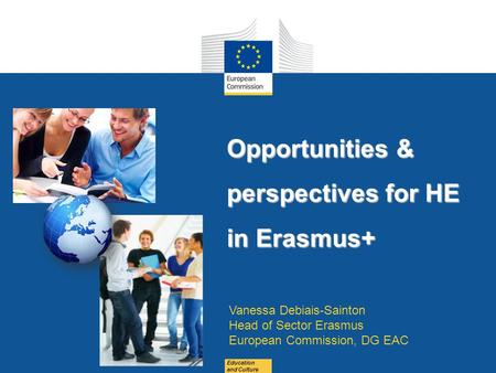 Opportunities & perspectives for HE in Erasmus+