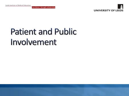 “The GMC aims to encourage a culture where the patient and public perspective is sought and recognised across the spectrum of medical education” Paragraph.