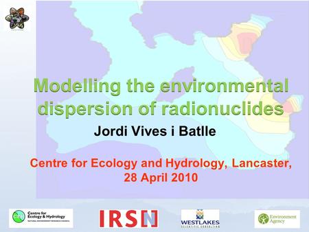 Modelling the environmental dispersion of radionuclides