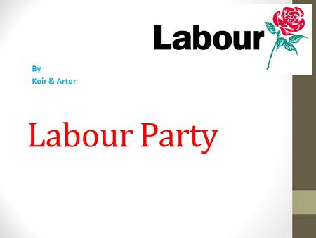 Labour Party By Keir & Artur. What Labour stands for? Labour has only been in government for four short periods of the 20th century. However its achievements.