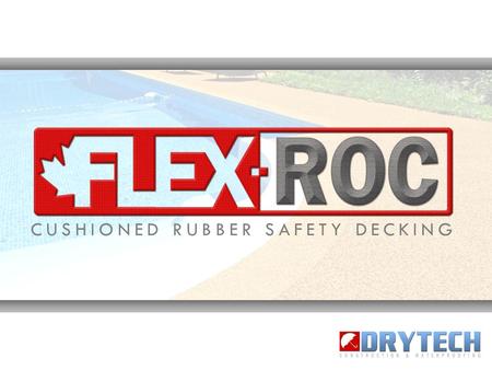 CUSHIONED RUBBER SAFETY DECKING. FlexRoc rubberized surfaces are thick, cushioned, safe, non-toxic and incredibly durable rubber safety-decking systems.