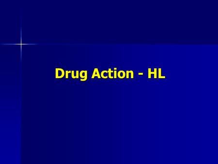 Drug Action - HL. Drug Action Stereoisomers are isomers with the same molecular formula and the same structural formula, but a different arrangement of.