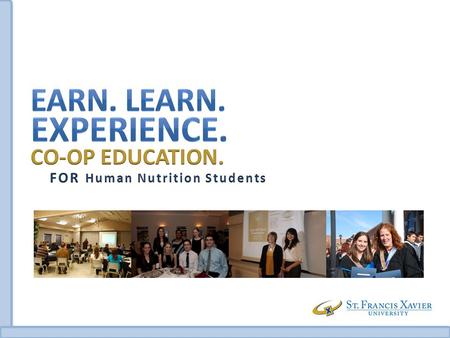 What is Co-op Education? A program which alternates periods of academic study with periods of work experience in accordance with the following criteria: