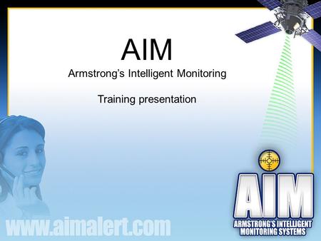 AIM Armstrong’s Intelligent Monitoring Training presentation.