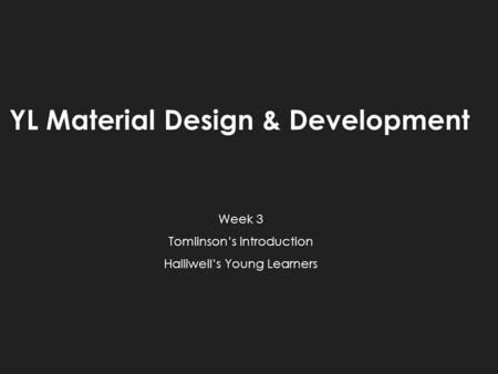YL Material Design & Development