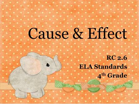 RC 2.6 ELA Standards 4th Grade