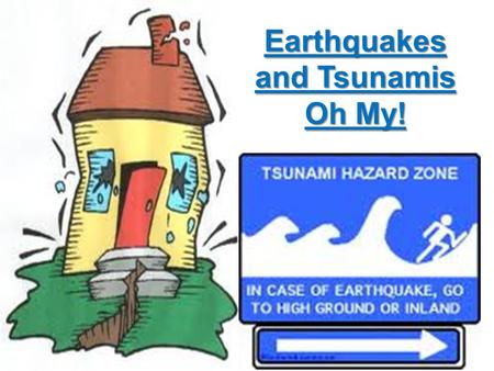 Earthquakes and Tsunamis Oh My!. Plate Tectonics What do you know about plate tectonics? Plates that are moving under the earth’s surface.