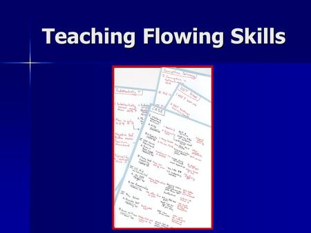 Teaching Flowing Skills. Purposes of Flowing Essential to an organized presentation Enables direct clash Becomes your notes during a speech You see what.