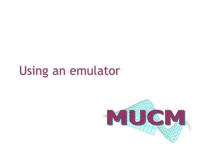 Using an emulator. Outline So we’ve built an emulator – what can we use it for? Prediction What would the simulator output y be at an untried input x.