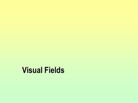 Visual Fields. Learning Objectives. Carry out a typical piece of laboratory research in psychology. Use a within subjects design (Repeated measures )