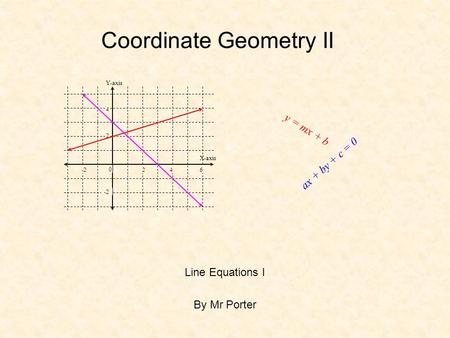 Coordinate Geometry II