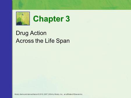 Drug Action Across the Life Span