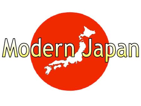 Modern Japan.