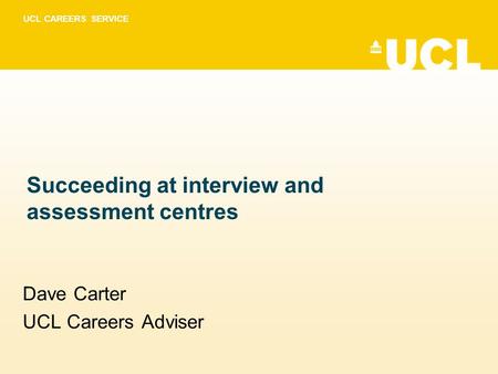 Succeeding at interview and assessment centres
