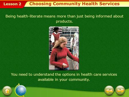 Choosing Community Health Services