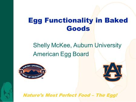 Egg Functionality in Baked Goods