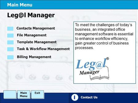 Manager To meet the challenges of today’s business, an integrated office management software is essential to enhance workflow efficiency, gain greater.