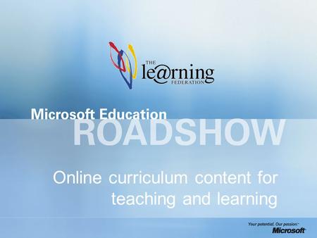 Online curriculum content for teaching and learning.