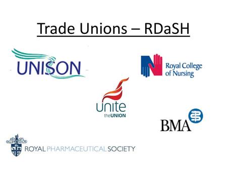 Trade Unions – RDaSH.