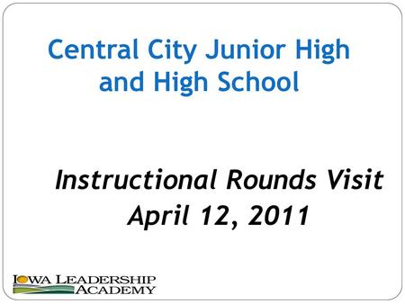 Central City Junior High and High School