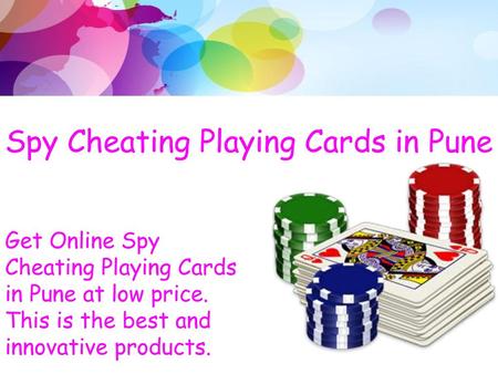 Spy Cheating Playing Cards in Pune