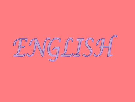 ENGLISH.