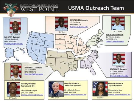 USMA Outreach Team FW GREAT LAKES Outreach 1LT Tim Berry