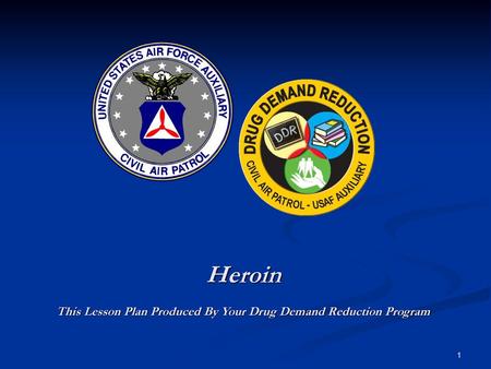 This Lesson Plan Produced By Your Drug Demand Reduction Program