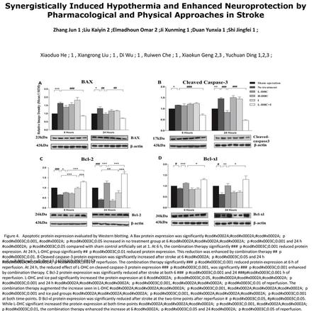 Synergistically Induced Hypothermia and Enhanced Neuroprotection by Pharmacological and Physical Approaches in Stroke Zhang Jun 1 ;Liu Kaiyin 2 ;Elmadhoun.
