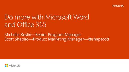 Do more with Microsoft Word and Office 365