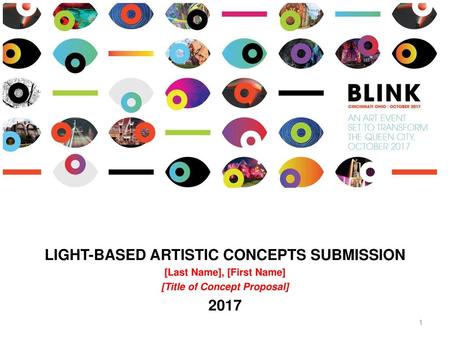 LIGHT-BASED ARTISTIC CONCEPTS SUBMISSION 2017