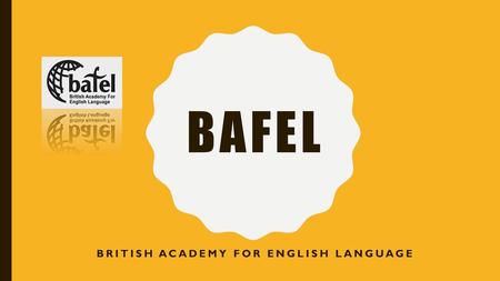 British Academy for English Language