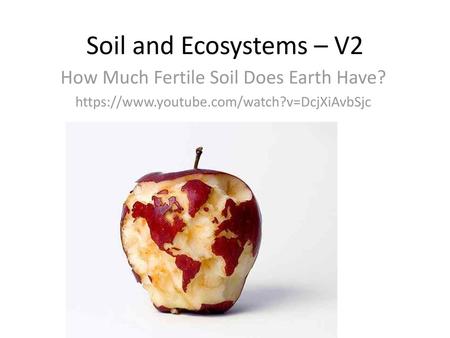 How Much Fertile Soil Does Earth Have?