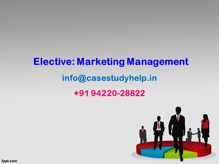 Elective: Marketing Management
