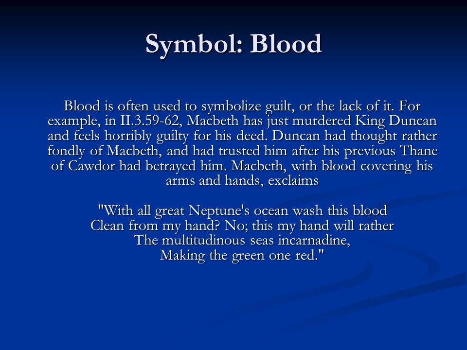 macbeth blood quotes