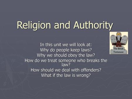 Religion and Authority