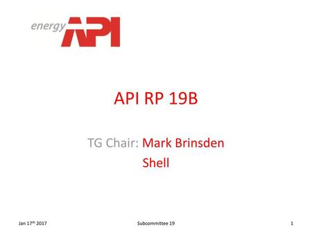TG Chair: Mark Brinsden Shell